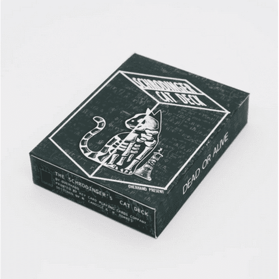 Schrodinger's Cat (Quantum Gilded Alive Green Edition) Playing Cards by Overhand