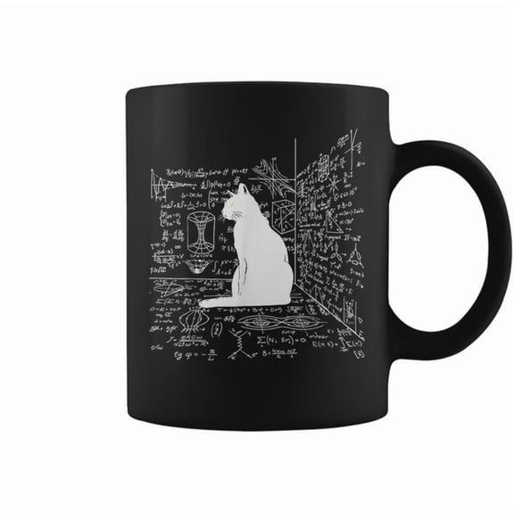 Schrodingers Cat Inside The Box Coffee Mugs