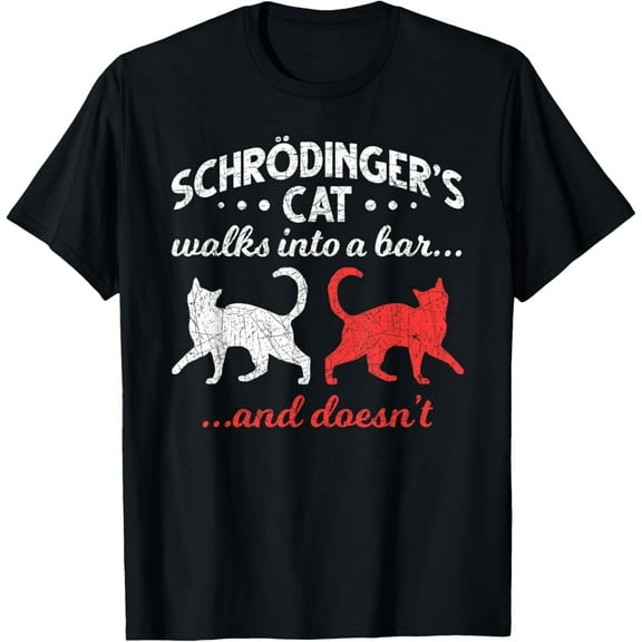 Schrodingers Cat Physics T-Shirt
