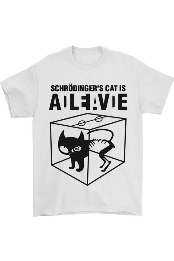 Schrodingers Cat Science Geek Nerd T-Shirt