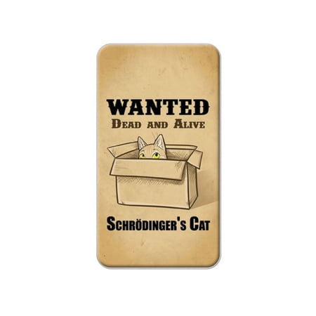 Schrodingers Cat - Wanted Dead and Alive Quantum Mechanics Nerd Lapel Hat Pin Tie Tack