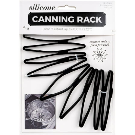 Silicone Mason Jar Rack for Home Canning, Canning Pot Insert for Water Bath Canner, Canning Accessories for Jam, Salsa and Pickles