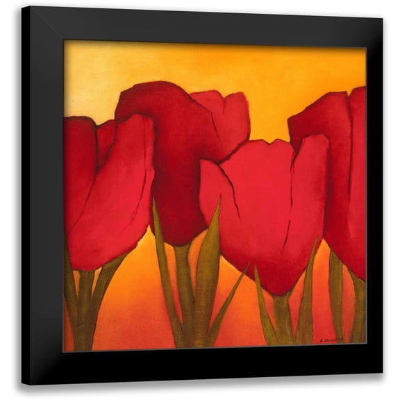 Schrooten, Andre 12x12 Black Modern Framed Museum Art Print Titled - Be in full bloom II