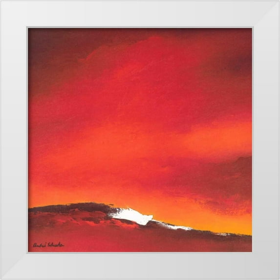 Schrooten, Andre 12x12 White Modern Wood Framed Museum Art Print Titled - Waving line I
