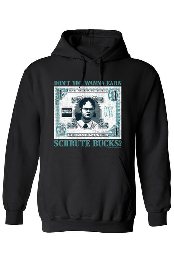 Schrute Bucks Hoodie Men The Office, Male XX-Large
