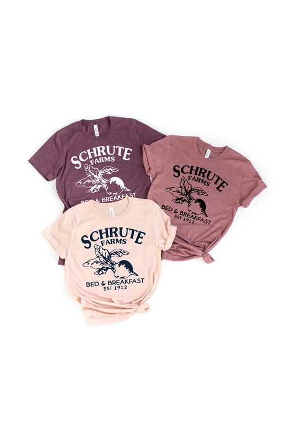 Schrute Farm,Unisex tshirt,Scronton Pennsylvania est 1912,the office tv show, the office,m