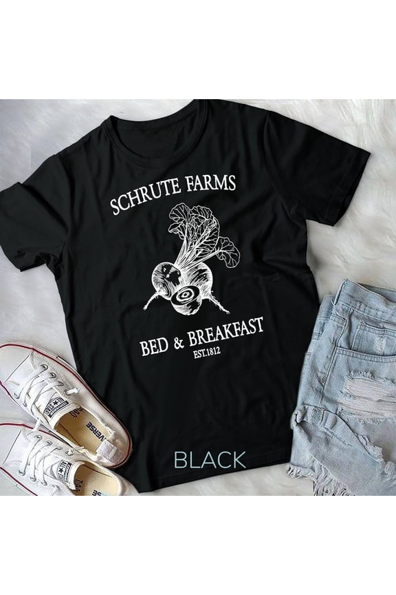 Schrute Farms Bed and Breakfast Farming Gift T-Shirt Unisex T-shirt
