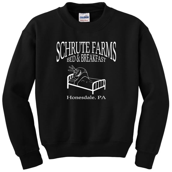 Schrute Farms Beets Sweatshirt; Crew