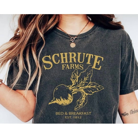Schrute Farms Shirt, The Office, Schrute Farms, Bed and Breakfast Shirt, Shirt, est 1812, Michael Scott