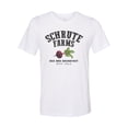 thumbnail image 1 of "Schrute Farms Shirt, The Office Shirt, Unisex Fit, Dwight Schrute Shirt, Gift For Him, Funny Shirts, Gift For Her, Schrute Farms, Beets, White, SMALL", 1 of 1