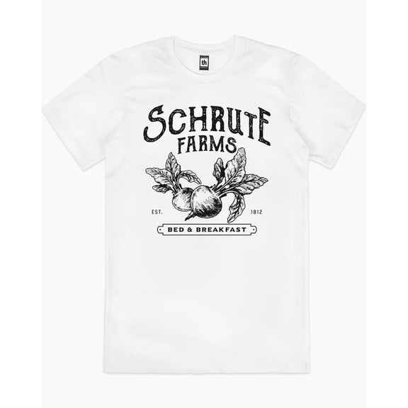 Schrute Farms T-Shirt Australia Online colour_white