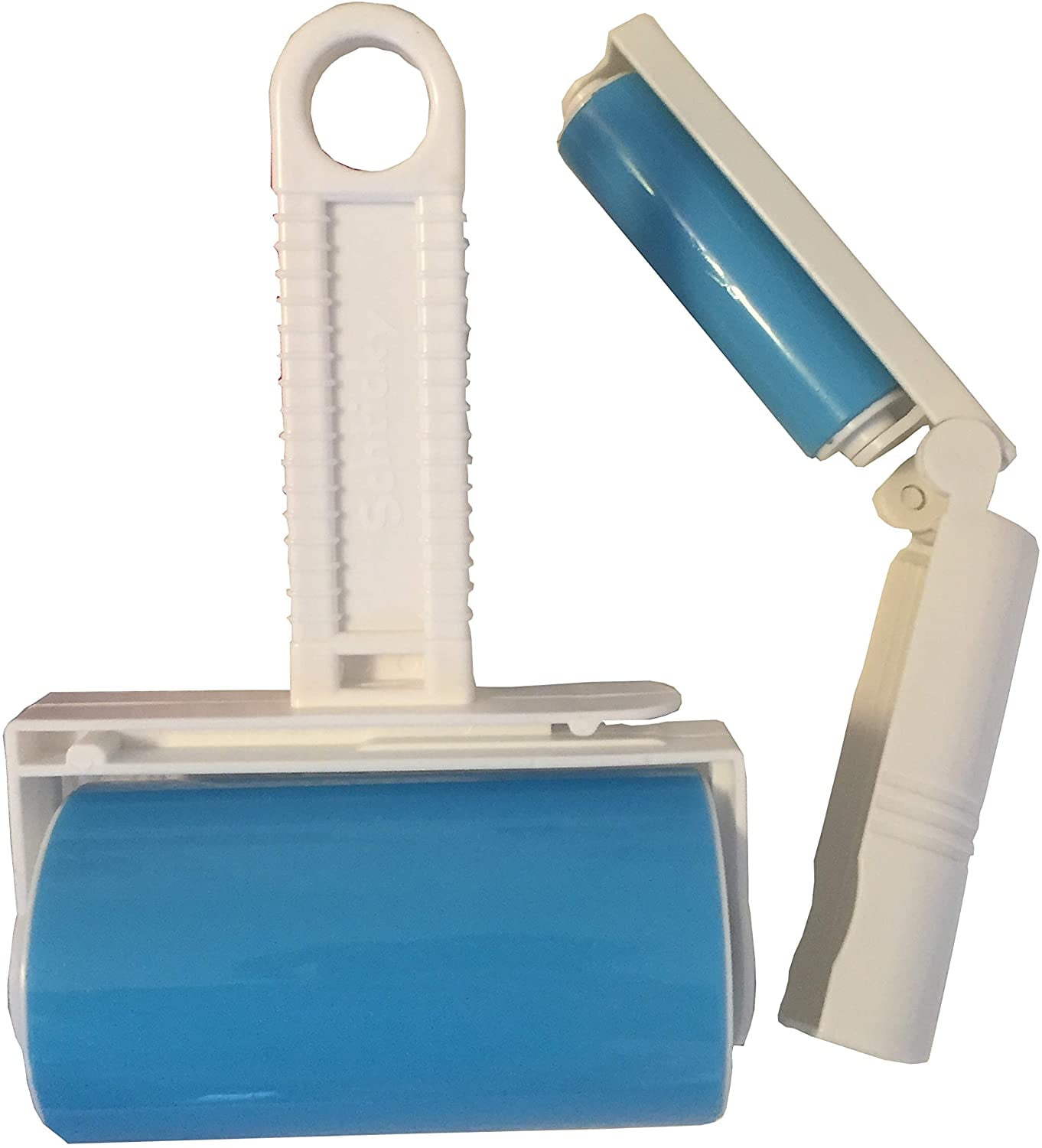 Schticky 2 Piece Deluxe Lint Roller Set Reusable Washable Lint
