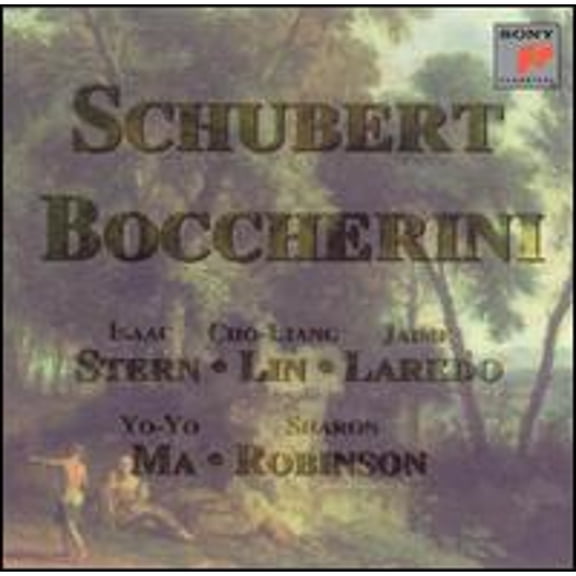 Pre-Owned Schubert, Boccherini: Quintets (CD 0074645398327) by Cho-Liang Lin (violin), Isaac Stern (violin), Jaime Laredo (viola), Sharon Robinson (cello), Yo-Yo Ma (cello)