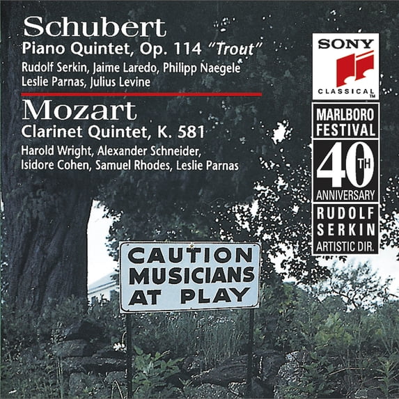 Schubert / Mozart / Serkin / Levine / Laredo - Trout Quintet / Clarinet Quintet (Mozart) - Music & Performance - CD