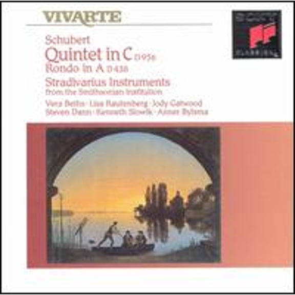 Schubert: Quintet in C C956; Rondo in A D438 (CD) by Anner Bylsma (cello), Jody Gatwood (violin), Kenneth Slowik (cello), Lisa Rautenberg (violin), Steven Dann (viola);...