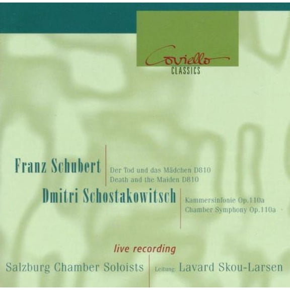 Schubert / Shostakovich / Salzburg Chamber / Larse - String Quartet - Music & Performance - CD