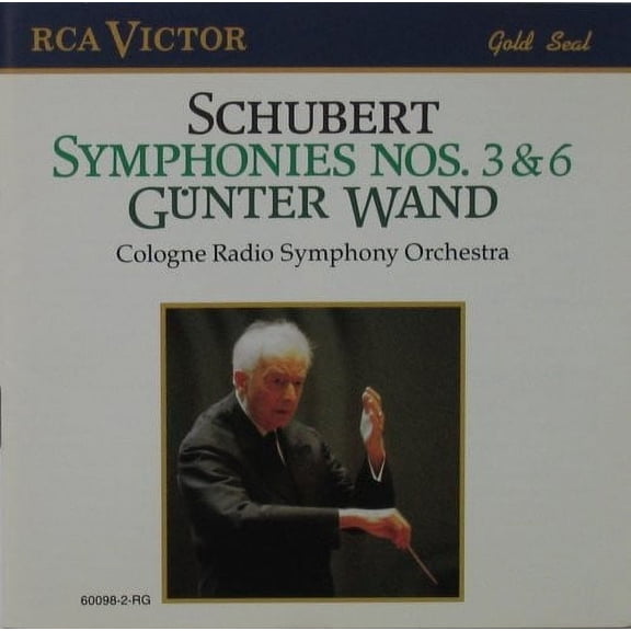 Schubert / Wand - Syms Nos 3 & 6 - Music & Performance - CD