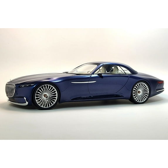 Schuco 2017 Mercedes Benz Maybach Vision 6 Hardtop Coupe Blue 1:18