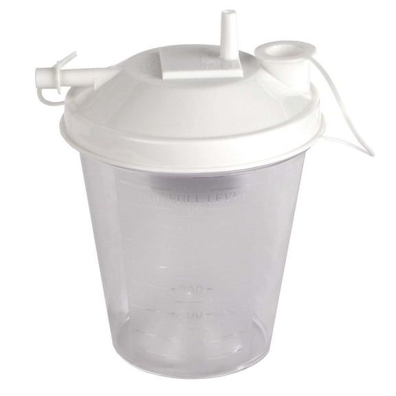Schuco Suction Canister, 800 mL Snap-On Lid, Allied Healthcare, S1160BA-RPL, 1 Count