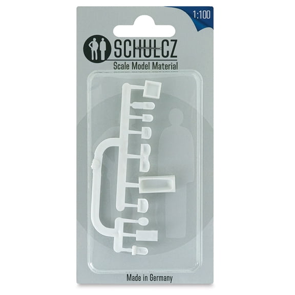 Schulcz Scale Model Furniture Set - Bathroom, 1:100, 1/8"