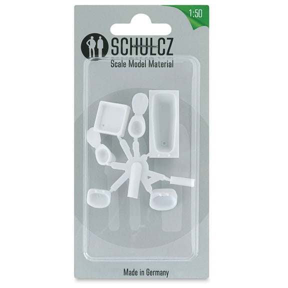 Schulcz Scale Model Furniture Set - Bathroom, 1:50, 1/4"