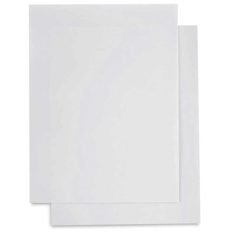 Schulcz Thermoplastic Sheet - Polystyrene, White, 0.5 mm, 11-3/4 x 15-3/4