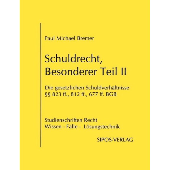Schuldrecht, Besonderer Teil II (...), (Paperback)