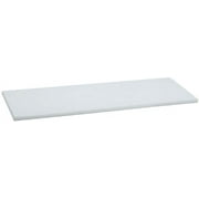Schulte Freedom Rail Melamine Storage Shelf - White, 14 In x 3 Ft - Extra Shelf   Home & Garage Storage, Stackable Design