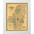thumbnail image 1 of Schultz 12x14 White Modern Wood Framed Museum Art Print Titled - Whitfield County Georgia - Schultz 1879, 1 of 4
