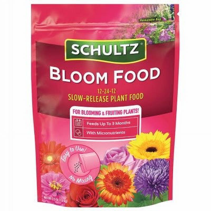 Schultz Bloom Plus SlowRelease Plant Food, 122412 Formula, 3.5Lbs. 1 Pack