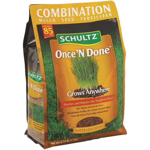 Barenbrug Certain Seed Once N Done Grass Seed - Pet Friendly, Full Sun - 4 lbs