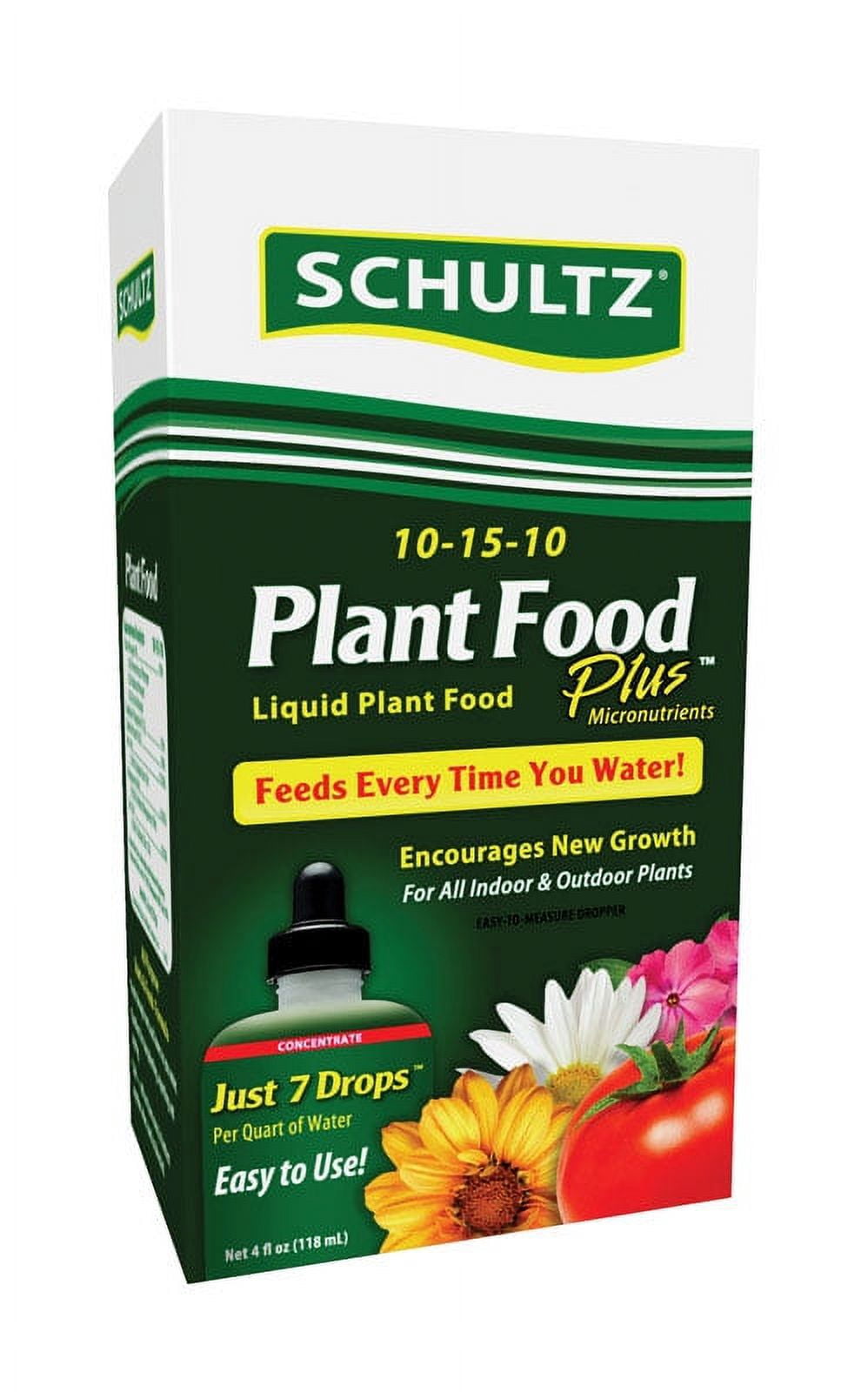 Knox Fertilizer Liquid Plant Food Plus All Purpose 4 oz for Indoor