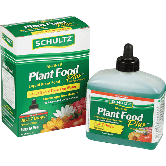Schultz Liquid Plant Food Plus - Single Pack Outdoor & Indoor Plant Use, Easy Application