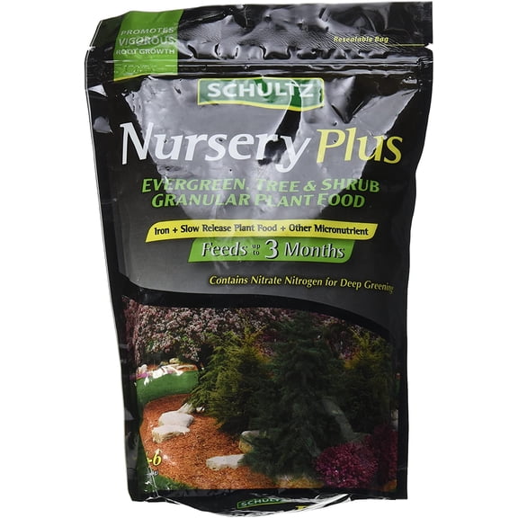 Schultz Nursery Plus Slow-Release Plant Food, 12-6-6, 3.5 lbs