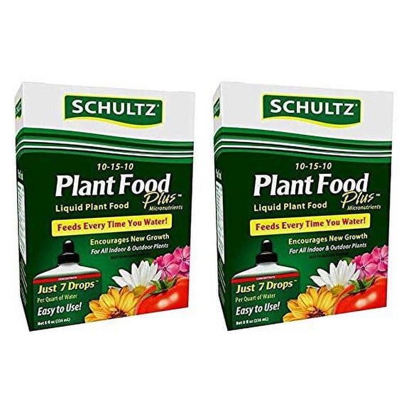 Schultz Purpose Liquid Plant Food 10-15-10 - Liquid Plant Fertilizer - 8 oz