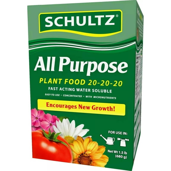 Schultz SPF70680 1.5 LB Package of 20-20-20 Water Soluble All Purpose Plant Food