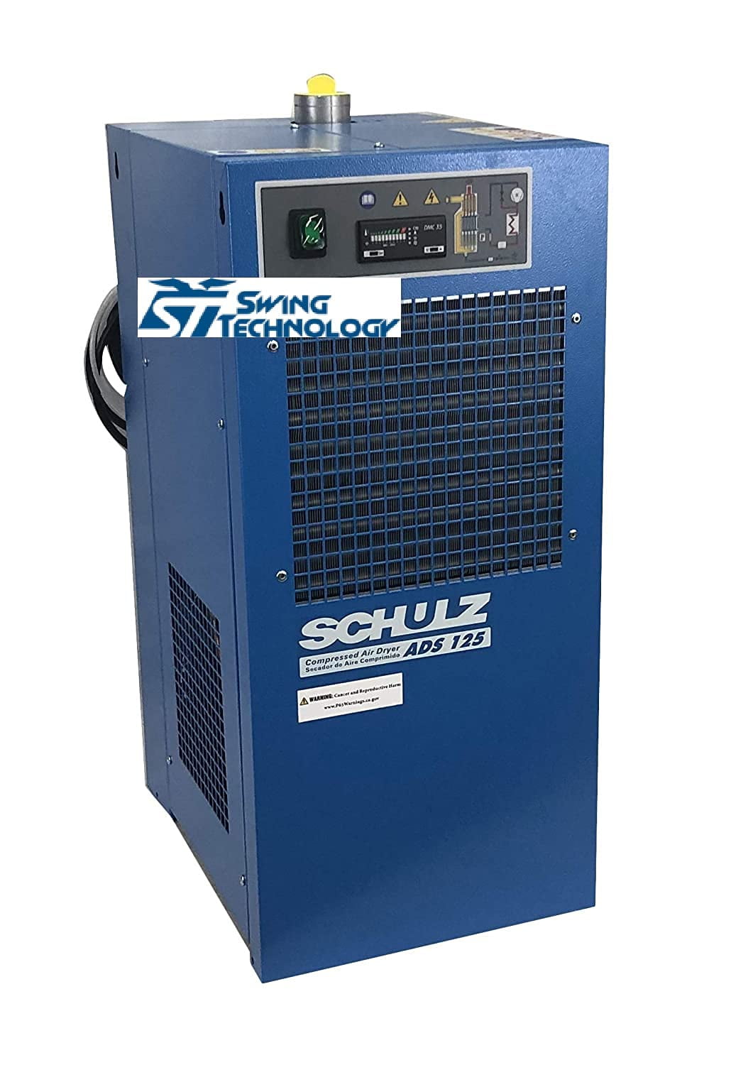 Schulz REFRIGERATED AIR Dryer for AIR Compressor, Compressed AIR Systems, 125 CFM, Good for 20HP, 25HP, 30HP COMPRESSORS