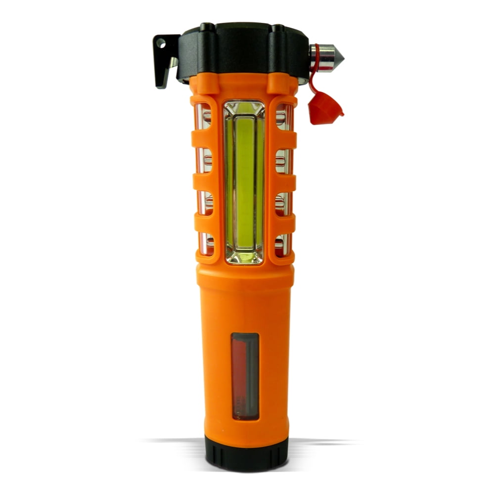 Schumacher 5-in-1 Emergency Escape and Rescue Tool with Safety Lights, Orange