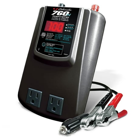 Schumacher 760 Continuous Watt DC-to-AC Power Inverter with AC and USB Outlets