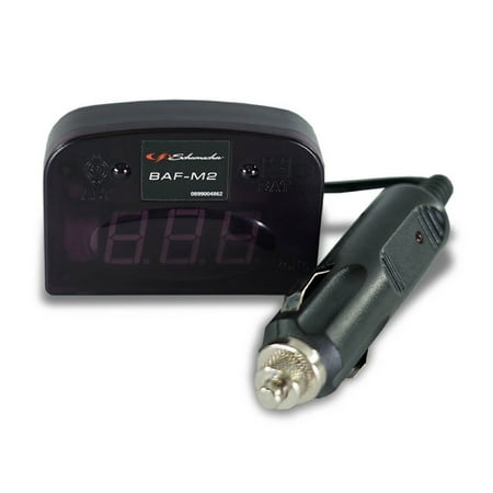 Schumacher Car Battery Monitor with Dashboard-Mounted Digital Display