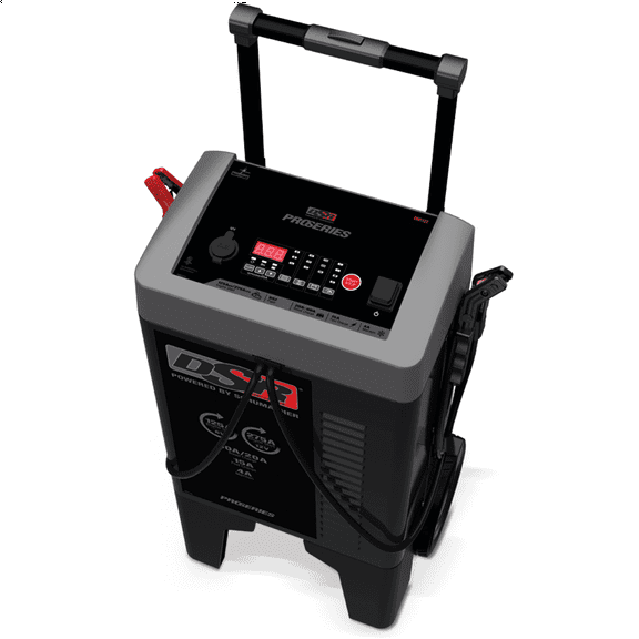 Schumacher Electric DSR Pro Wheeled Automatic 15A Heavy-Duty Car Battery Charger & 275A Engine Starter, For 12V Automotive & Marine Batteries, DSR122