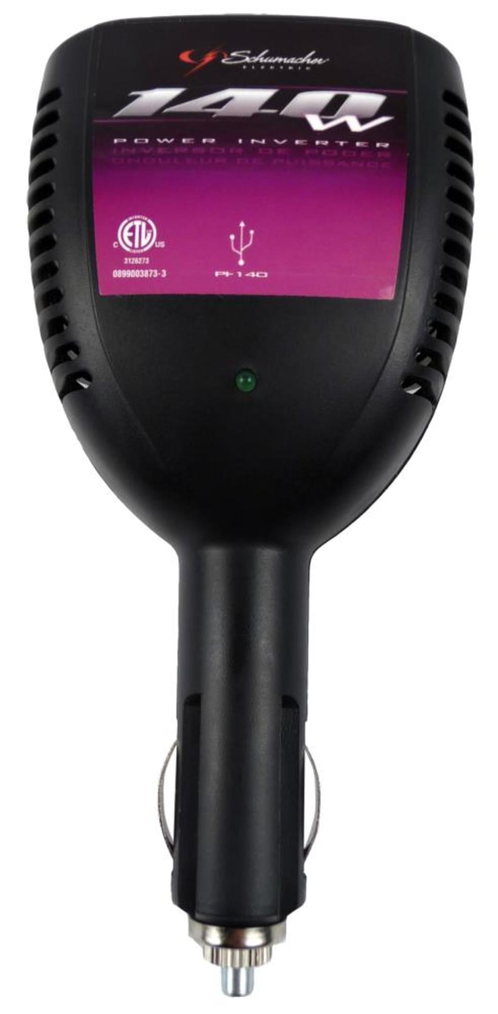 Schumacher Electric 140 Watt Power Inverter