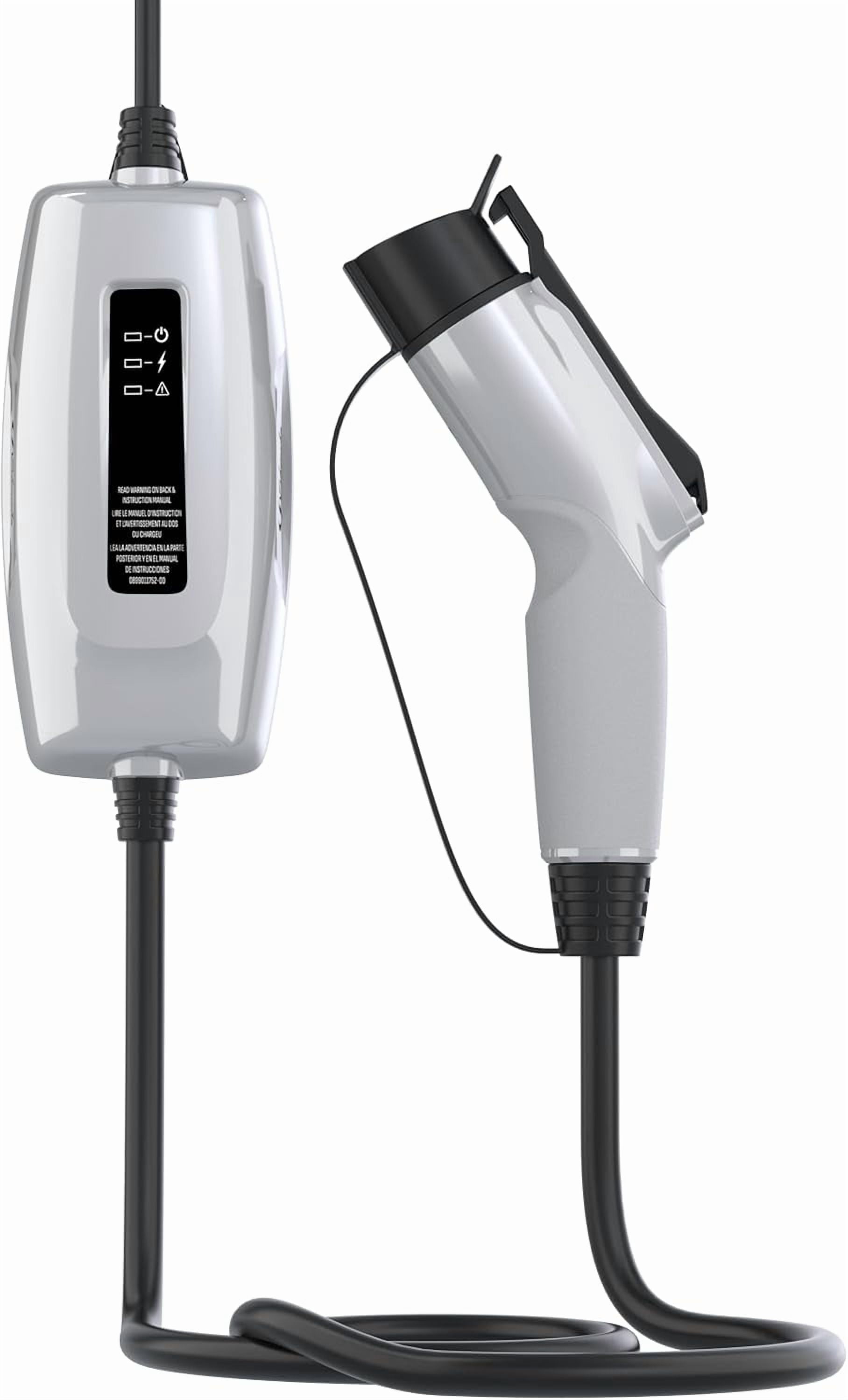 Level 1 EV Charger - 25ft Cable Portable Electric Vehicle Charger, 15A 110V For All J1772 Cars, Home Charging Station