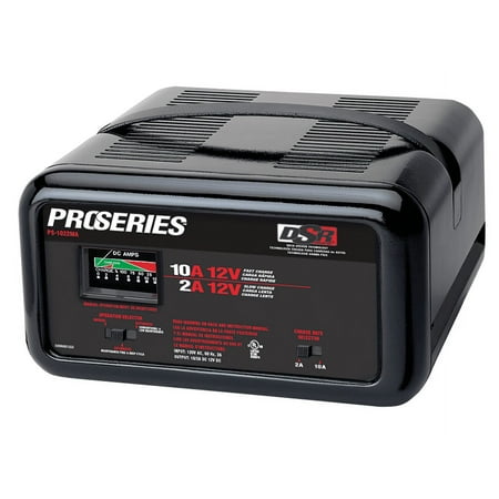 Schumacher Electric PS-1022MA Battery Charger, 10/2 Amp Charge, for 12 Volt Batteries