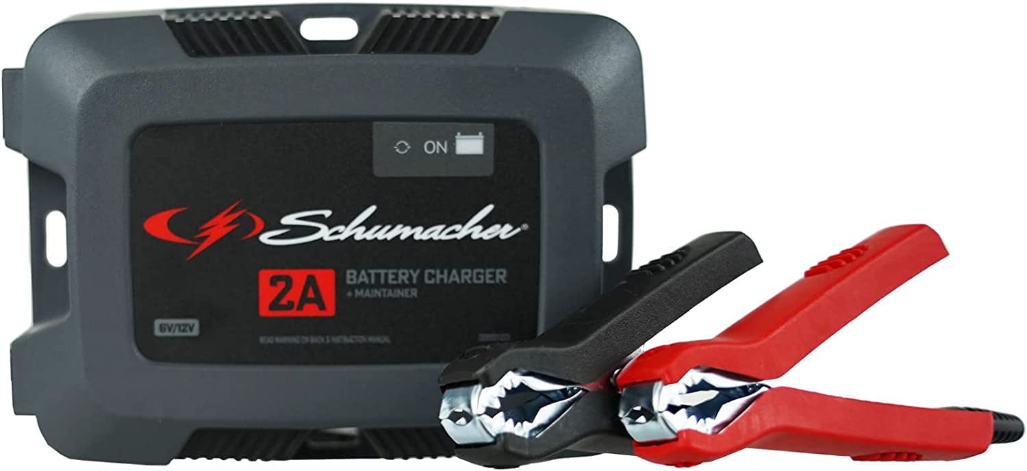 Schumacher Electric SC1588 Car Battery Charger / Maintainer - 2 Amp, 6