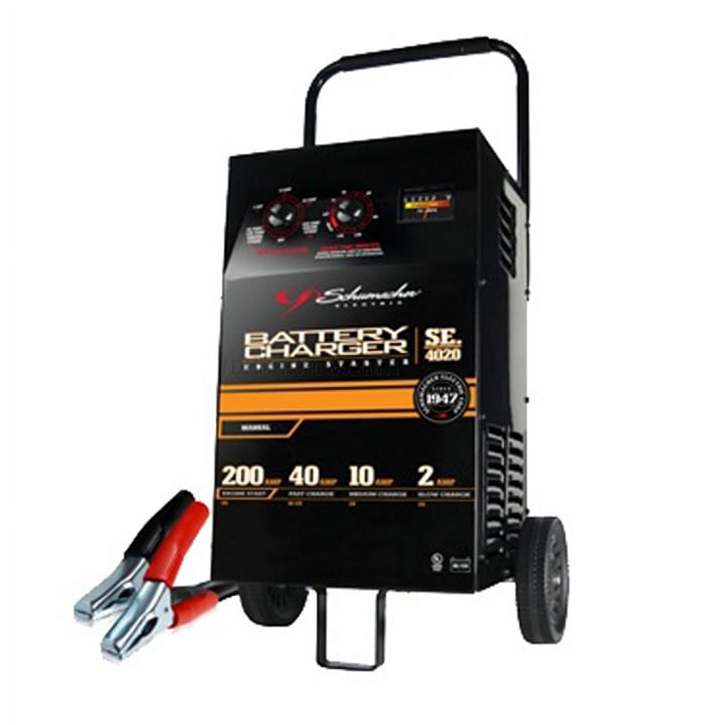 Schumacher Electric SE4020 Schumacher 10/40/200 Amp Wheel-style Charger/starter