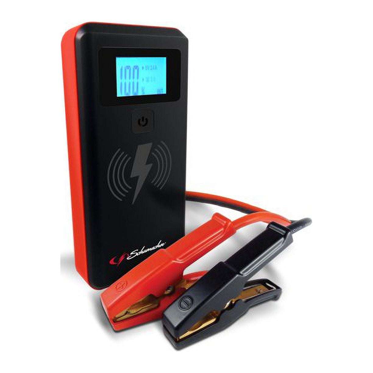 Schumacher Electric 1200A Lithium Car Battery Jump Starter and Power pack/Jump Box, Wireless/USB Charging, 12V Sport, Auto, Marine Batteries, SL1517