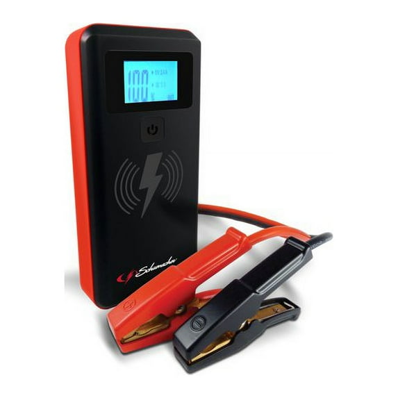 Schumacher Electric 1200A Lithium Car Battery Jump Starter and Power pack/Jump Box, Wireless/USB Charging, 12V Sport, Auto, Marine Batteries, SL1517