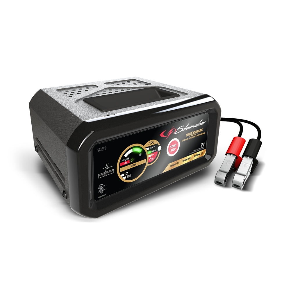 Schumacher Fully Automatic Battery Charger and Engine Starter- 55 Amp/10 Amp, 6V/12V
