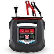 Schumacher Electric 15A Car Battery Charger and Maintainer, Battery Tester, For 6V/12V Automotive and Marine Batteries, SC1323